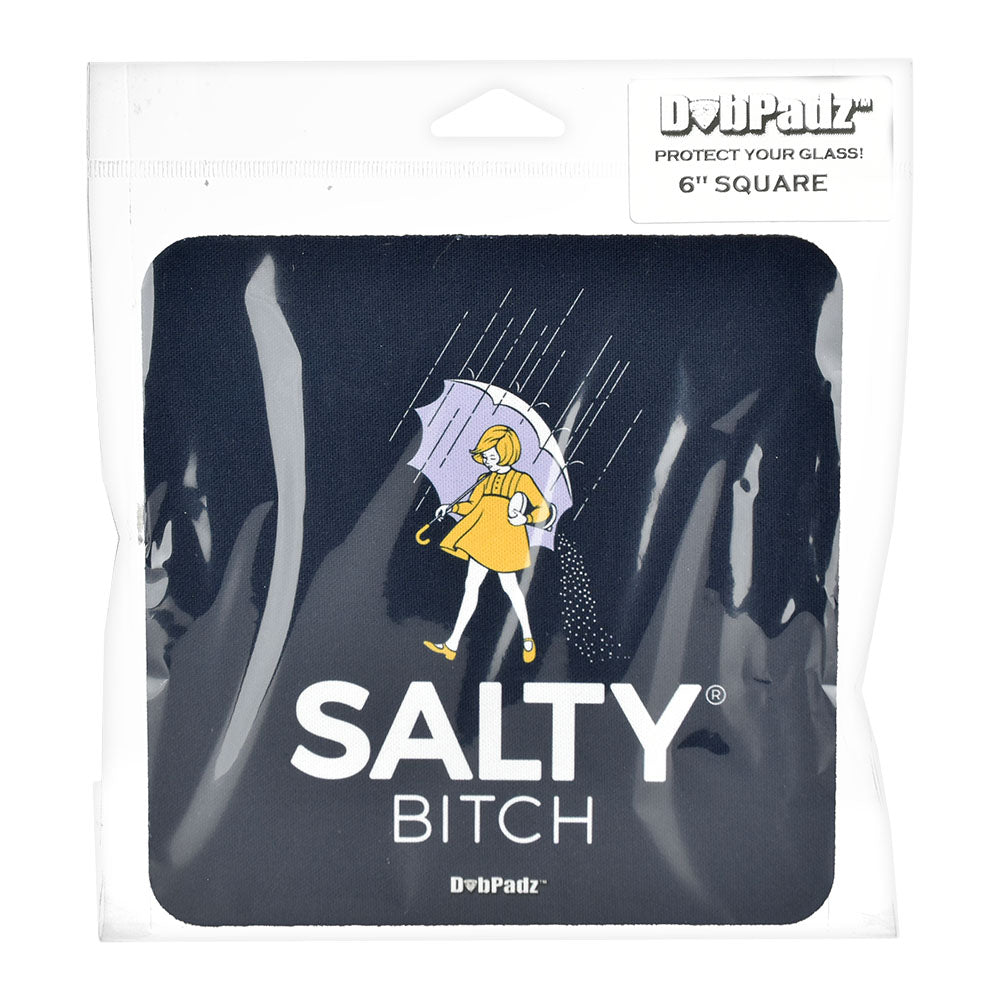 DabPadz Fabric Top Square Dab Mat - Salty Bitch / 6" x 6"