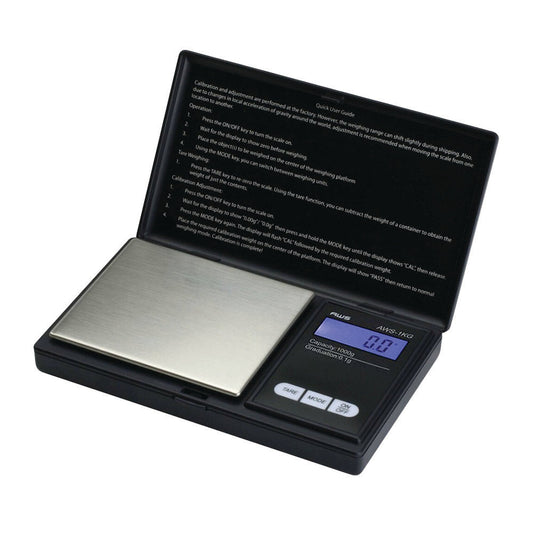 AWS Series Digital Pocket Scale - 1000g x 0.1g / Black