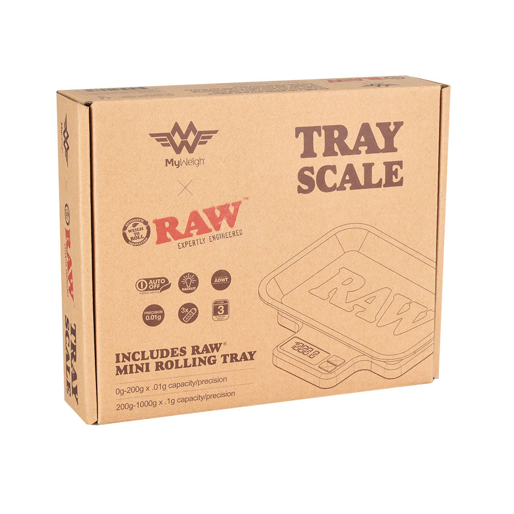 Raw  X My Weigh Tray Scale - 1000g / Variable Precision