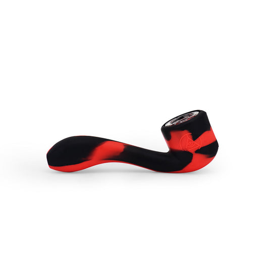 Ritual - 4.5'' Silicone Sherlock - Red & Black Pipe