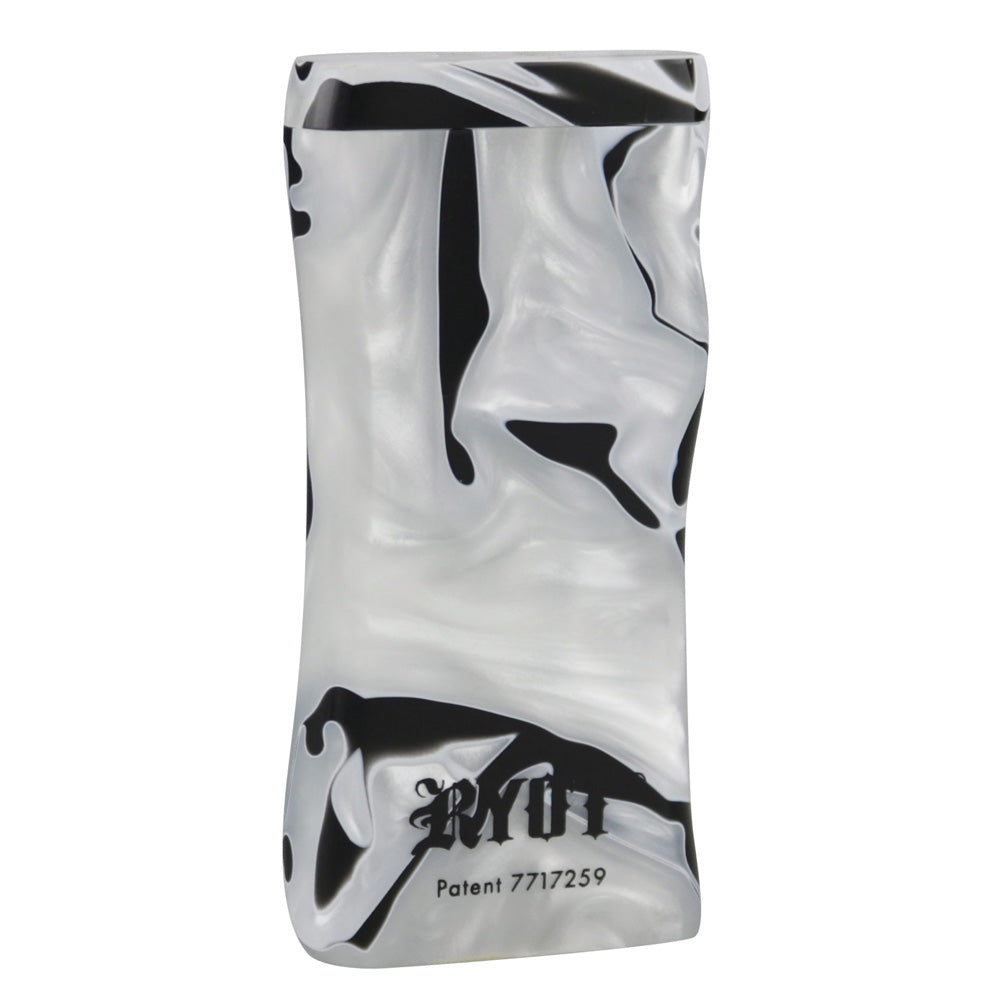 RYOT Acrylic Magnetic Dugout Taster Box | Black White