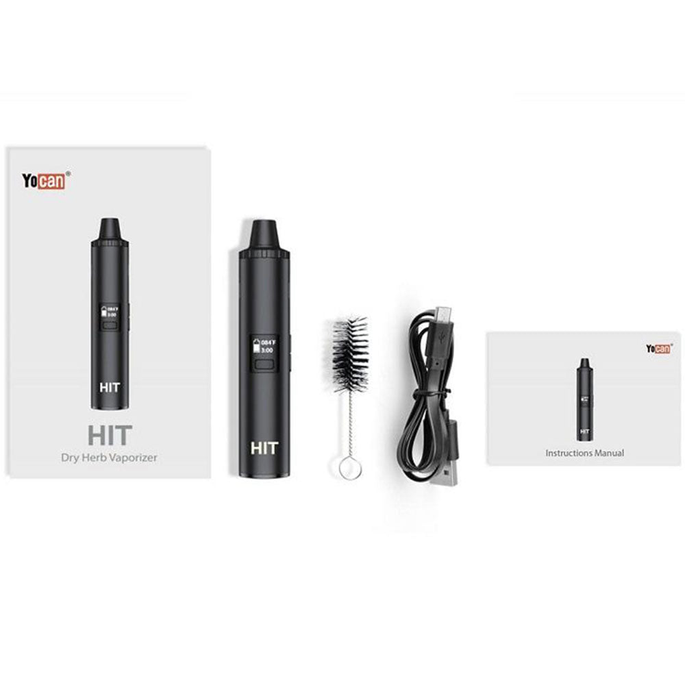 Yocan HIT Dry Herb Vaporizer With Packaging