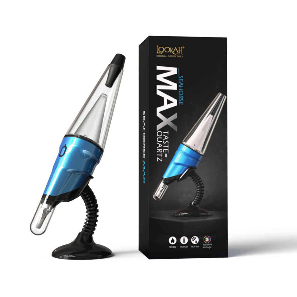 Lookah Seahorse Max Electric Dab Pen w/ Perc | Blue