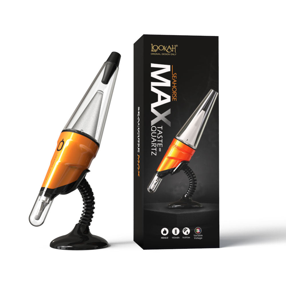 Lookah Seahorse Max Electric Dab Pen w/ Perc | Orange