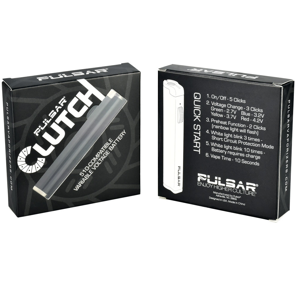Pulsar Clutch 510 VV Battery | Packaging
