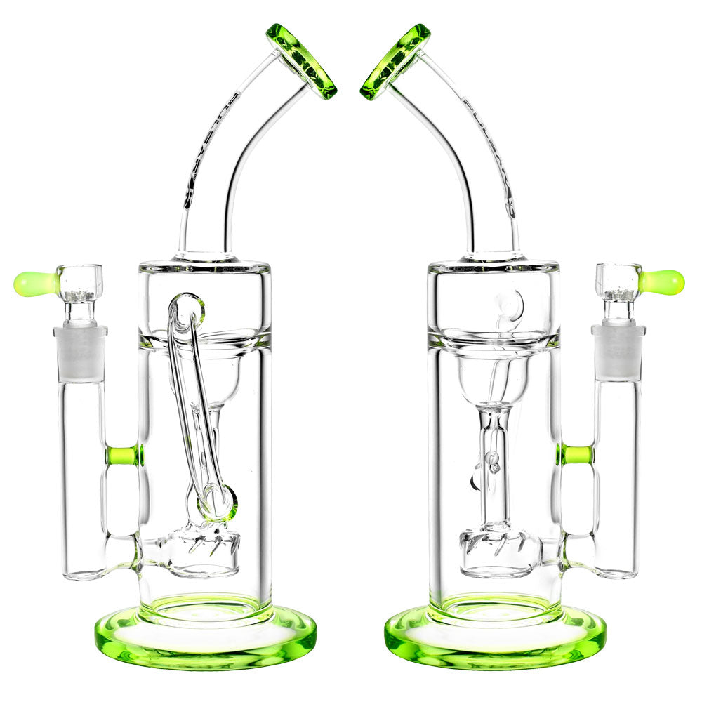 Pulsar Pearl Recycler Water Pipe - 10"/14mm F/Colors Vary