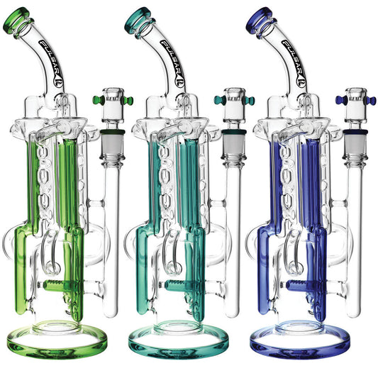 Pulsar Space Station Recycler Water Pipe-13.5"/14mm F/Clrs Vary