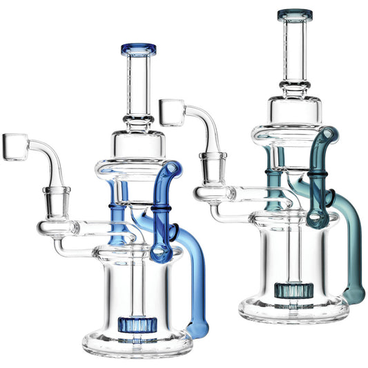 Pulsar Double Chamber Recycler Rig -10"/14mm F/Colors Vary