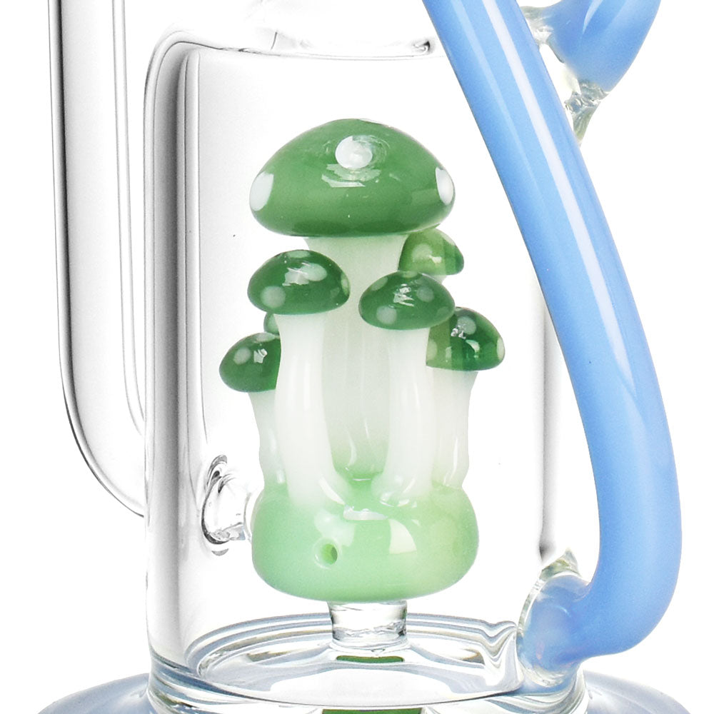 Pulsar Shroom Recycler Water Pipe - 12"/14mm F/Colors Vary