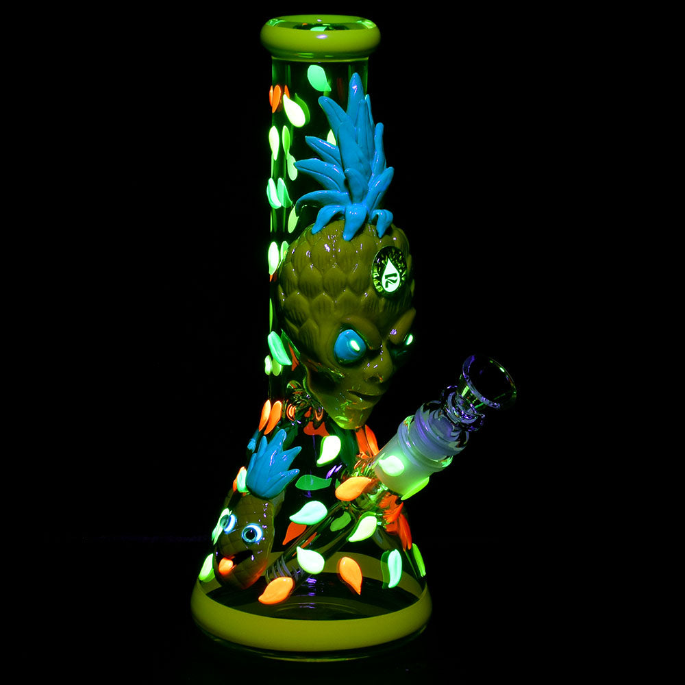 Pulsar Alien Pineapple Beaker Water Pipe - 10" / 14mm F