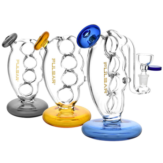 Pulsar Knuckle Bubbler Pro Water Pipe | 6.25" | 14mm F