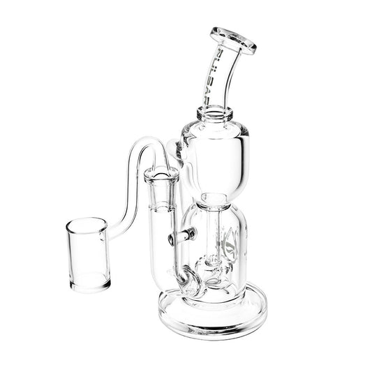 Pulsar Emergence Hourglass Recycler Rig - 7.5" / 14mm F / Clear