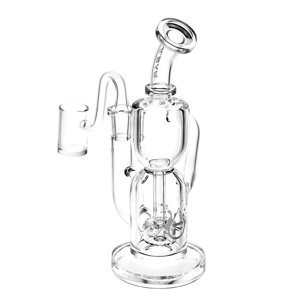 Pulsar Emergence Hourglass Recycler Rig - 7.5" / 14mm F / Clear