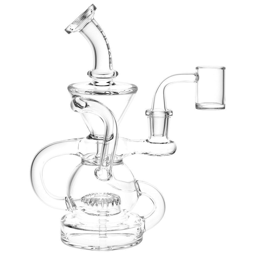 Pulsar Kicked Back Recycler Rig - 7.5" / 14mm F / Clear
