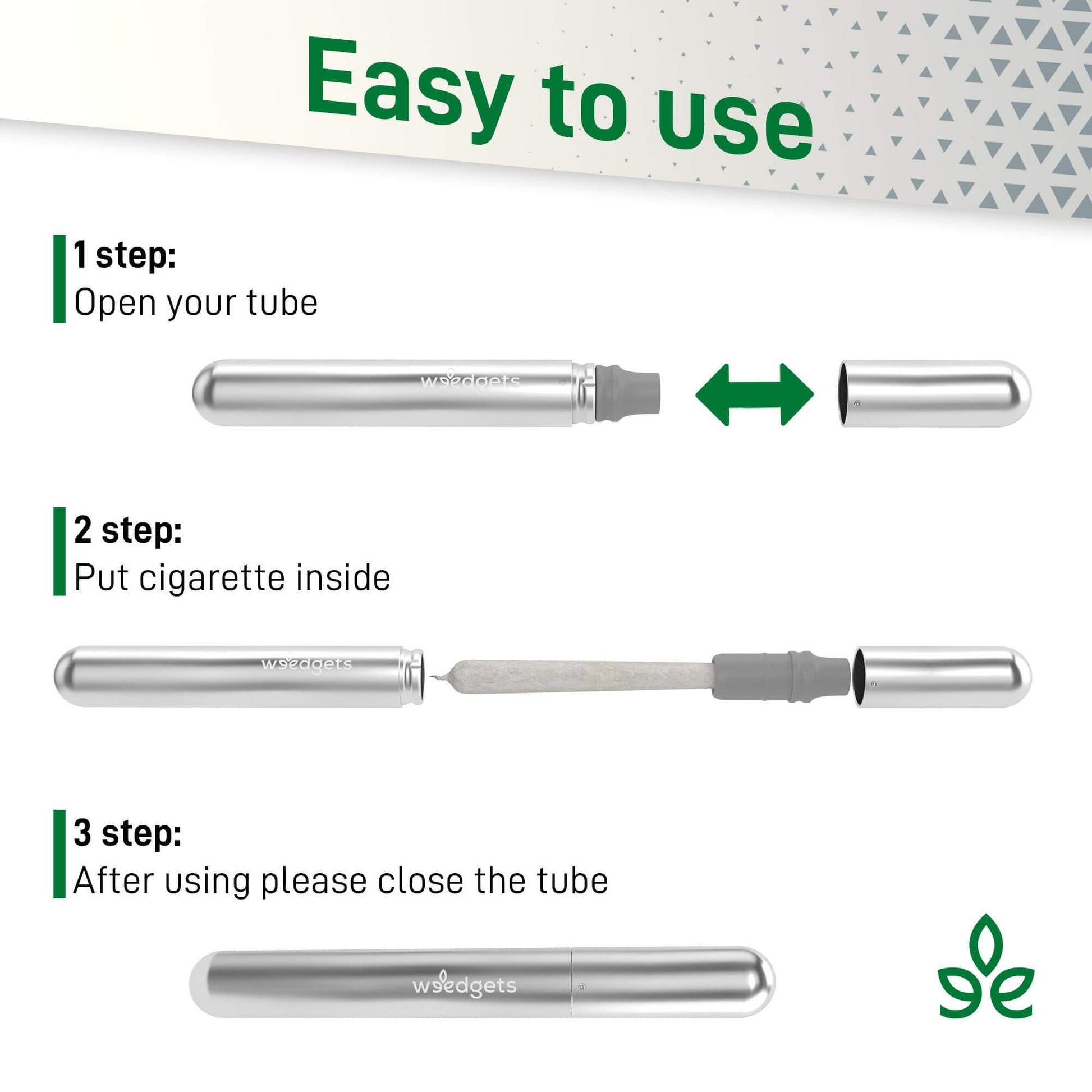 Weedgets Water Tight & Smell Proof Filtered Case for Joints