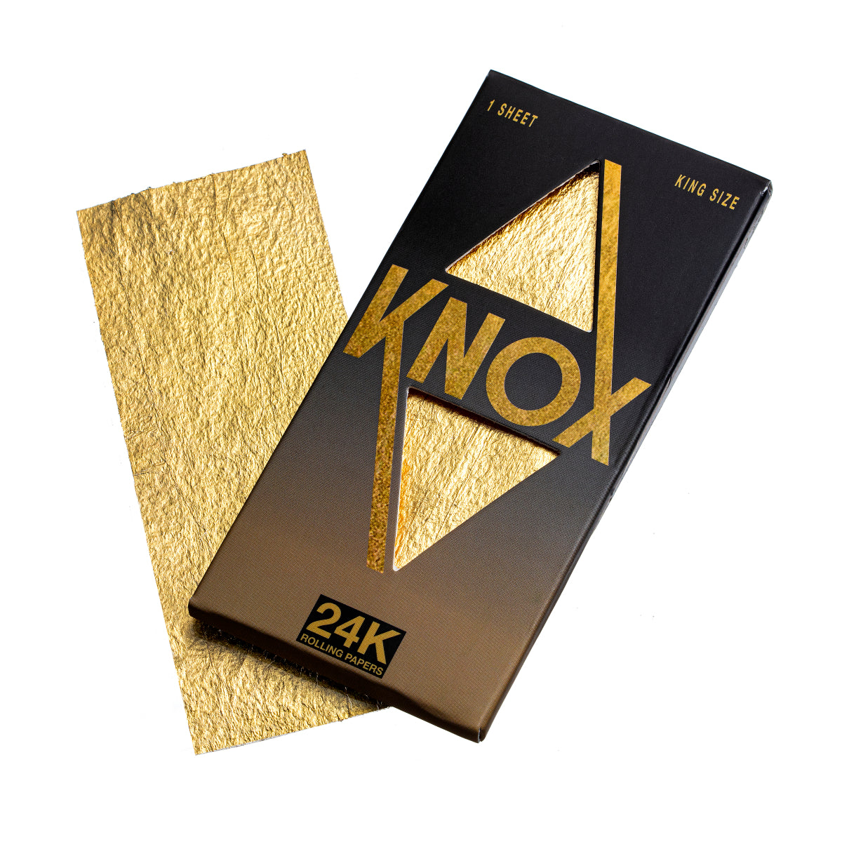 Knox 24K Gold Rolling Paper King Size 1 Sheet Pack - (1 Count)-Papers
