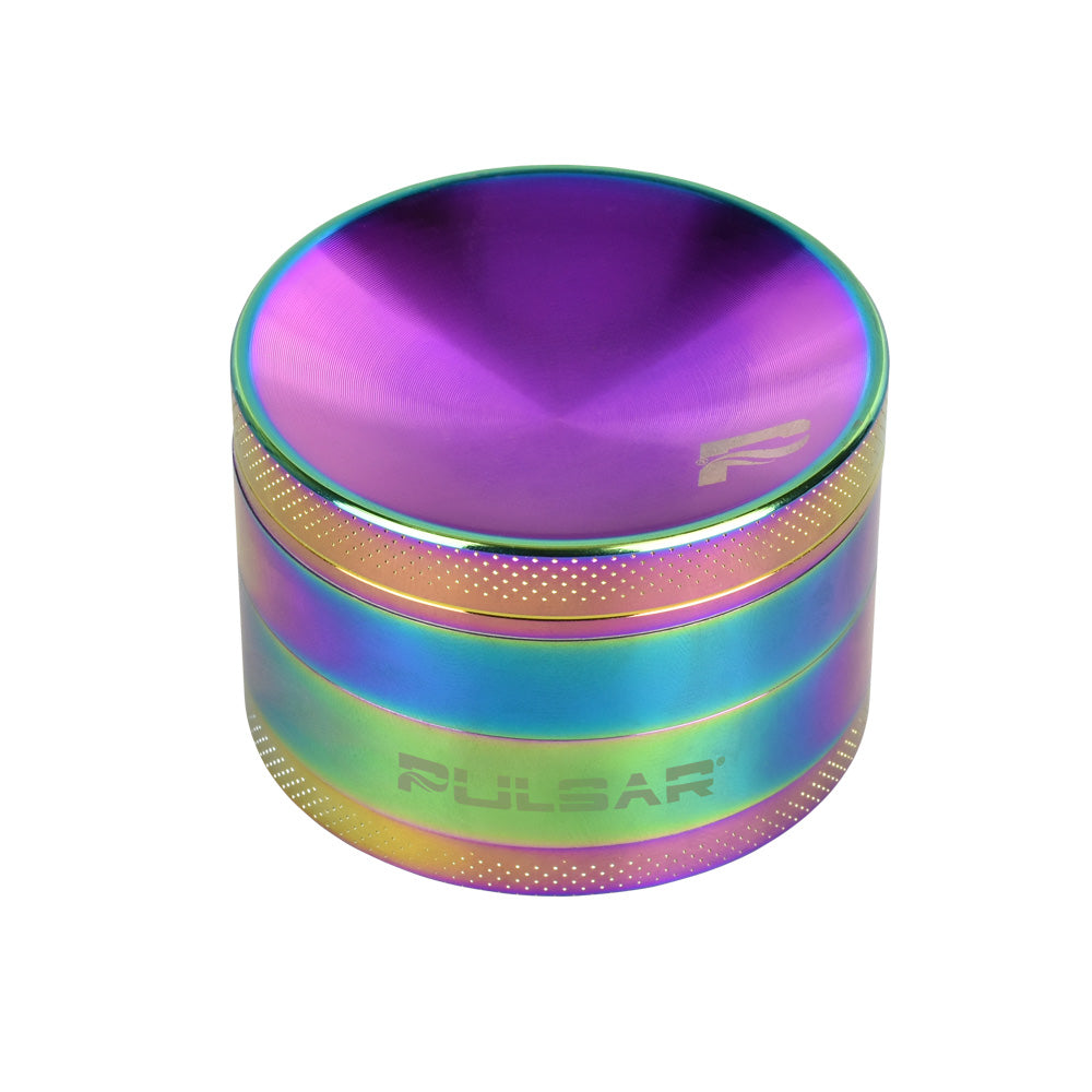 Pulsar Concave Rainbow Anodized Aluminum Grinder | 2.5