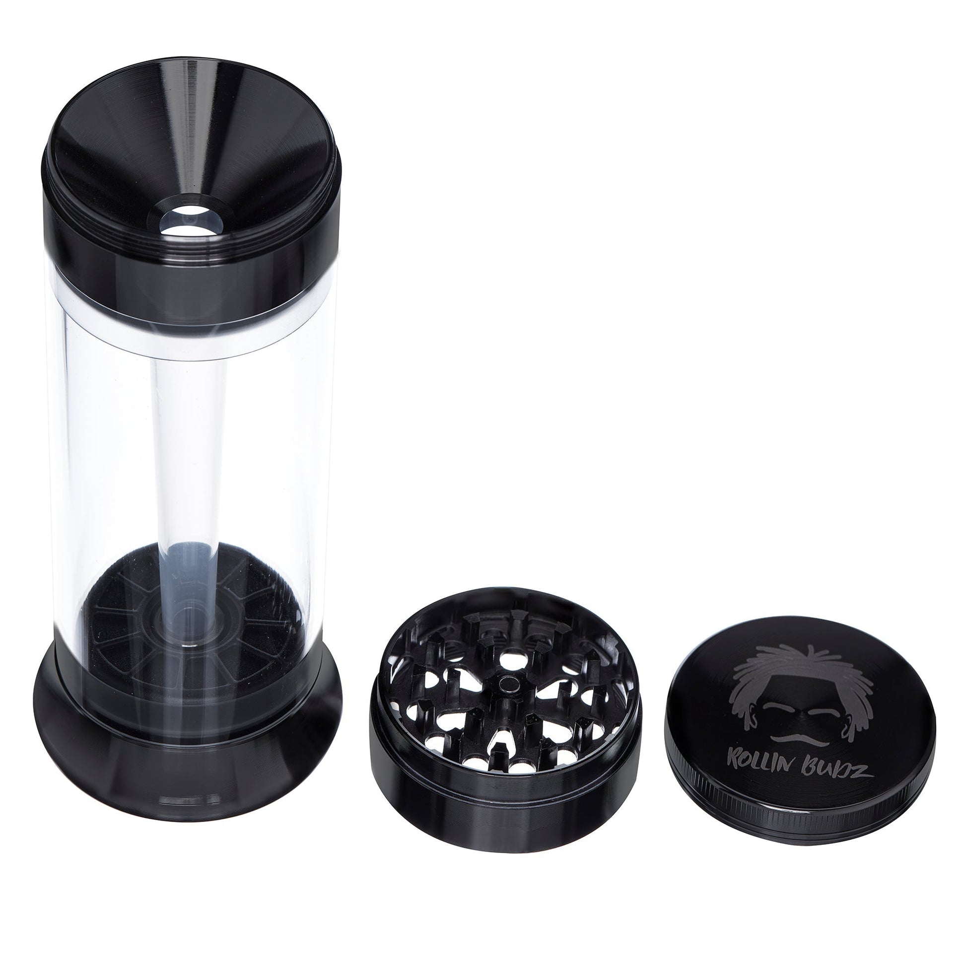 Rollin Budz All in One Grinder & Cone Filler - (1 Count)-Grinders