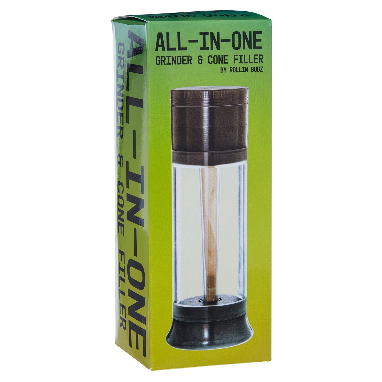 Rollin Budz All in One Grinder & Cone Filler - (1 Count)-Grinders