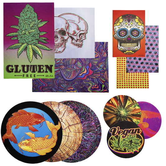 Rollin Budz Bundle Dab Mats - (12 Count)-Dab Tools