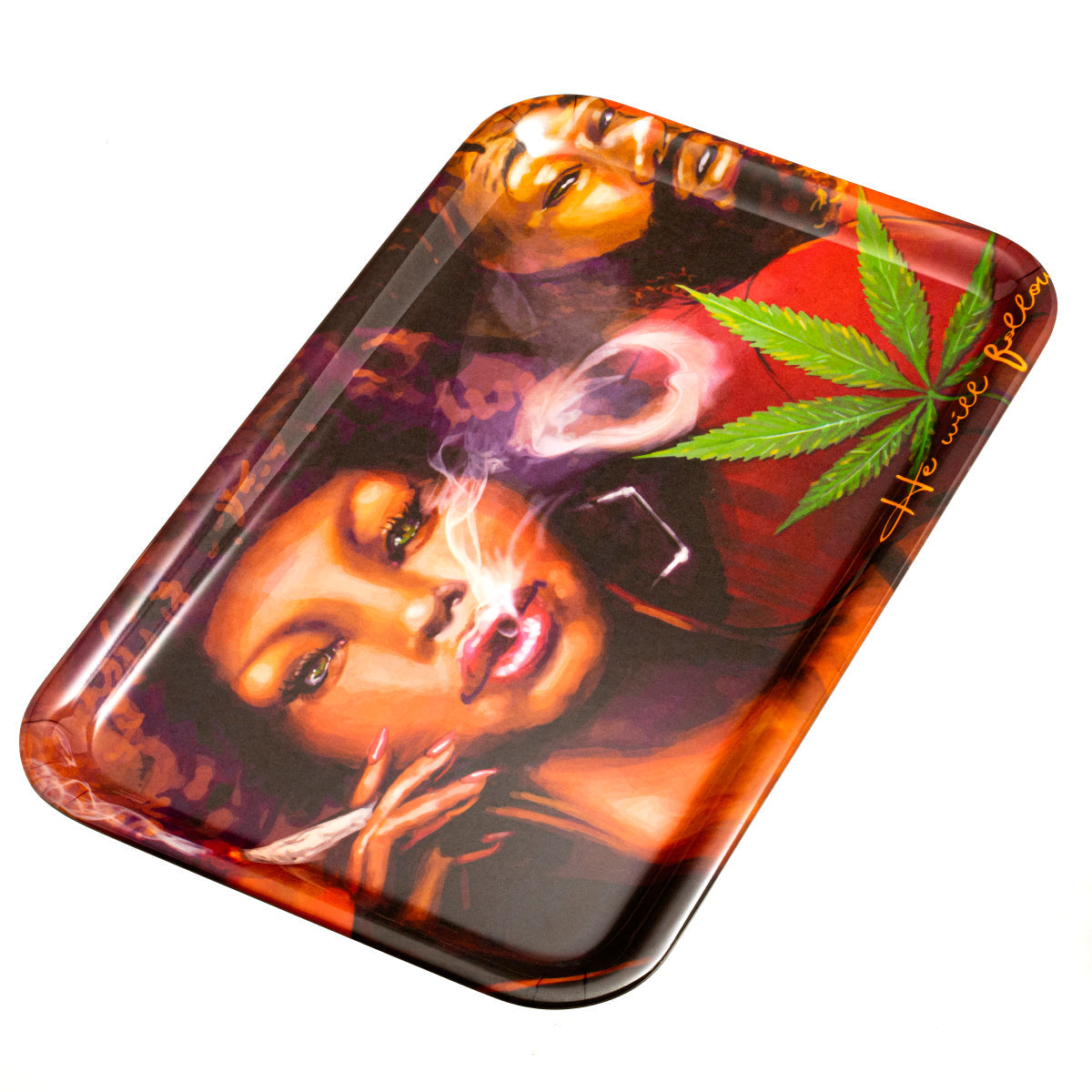 Rollin Budz He Will Follow Rolling Tray - (1 Count)-Rolling Trays and Accessories
