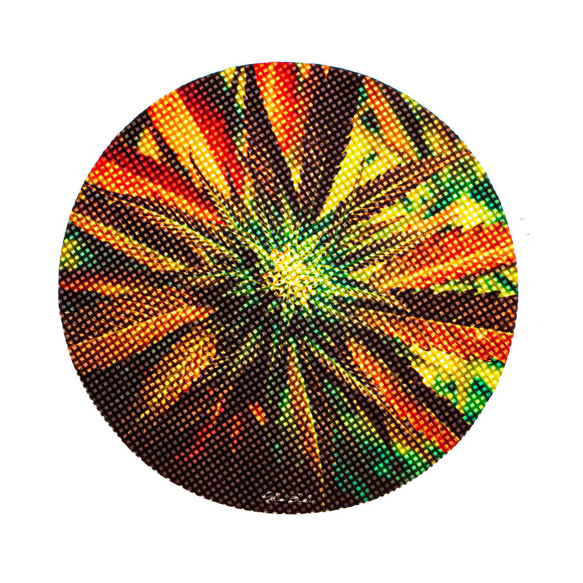 Rollin Budz Marijuana Flower 5" Dab Mat - (1 Count)-Dab Tools
