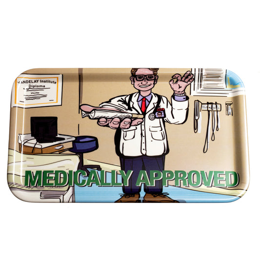 Rollin Budz Medically Approved Rolling Tray - (1 Count)-Rolling Trays and Accessories
