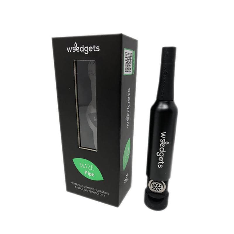 Weedgets SLIDER Dry Herb Smoking  Pipe - Patented Waterless Filtration & Cooling Technology