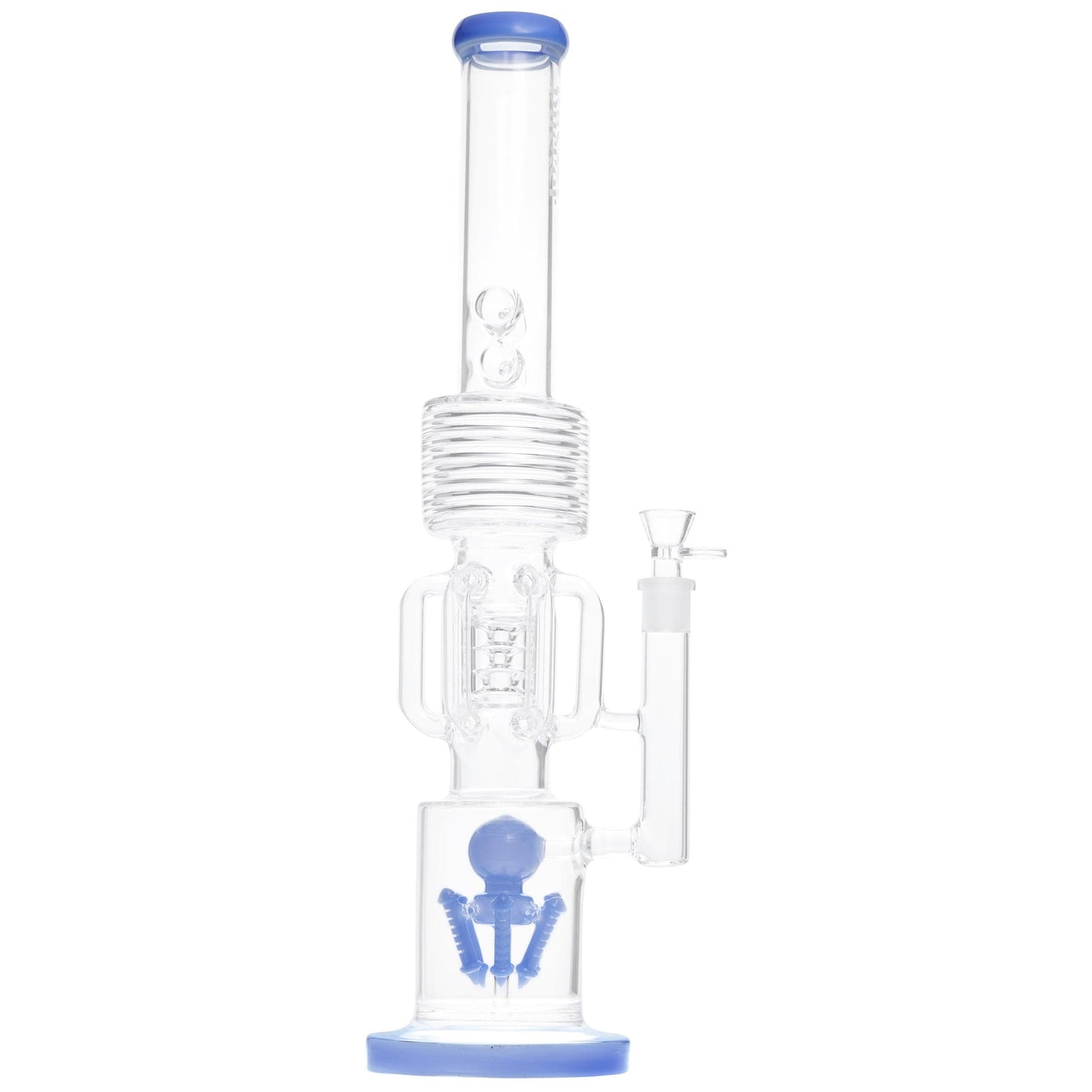 Pucker Launch Water Pipe - Clear/Blue