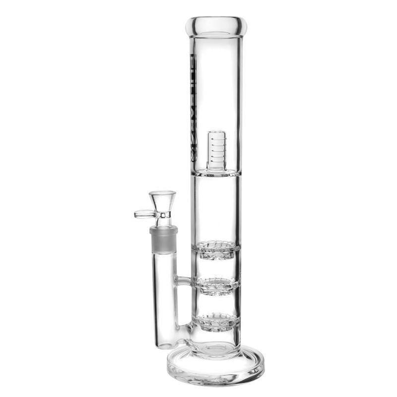 Pulsar Triple Perc Water Pipe Bong | Scientific Glass